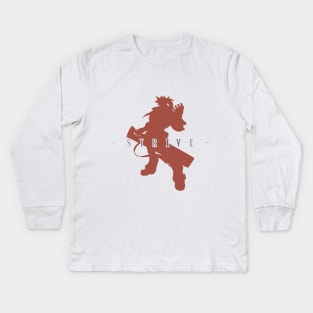 - s t r IV e - Kids Long Sleeve T-Shirt